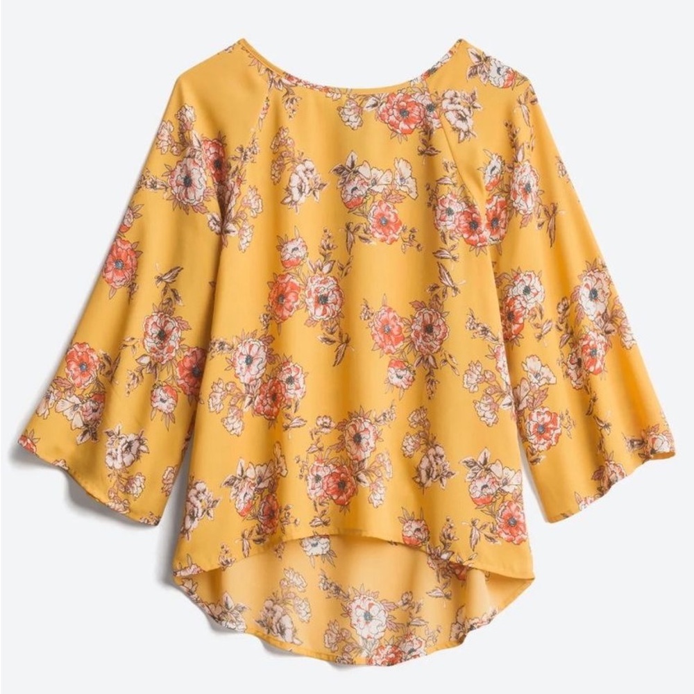 Papermoon Yellow Floral Top